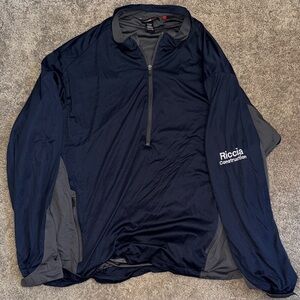 Riccia Construction Men's Navy Windbreaker